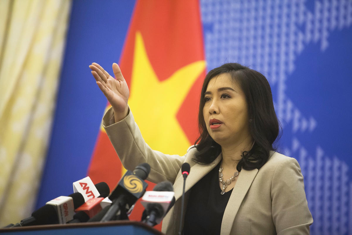 Người Phát ngôn Bộ Ngoại giao Lê Thị Thu Hằng - Ảnh: Bộ Ngoại giao