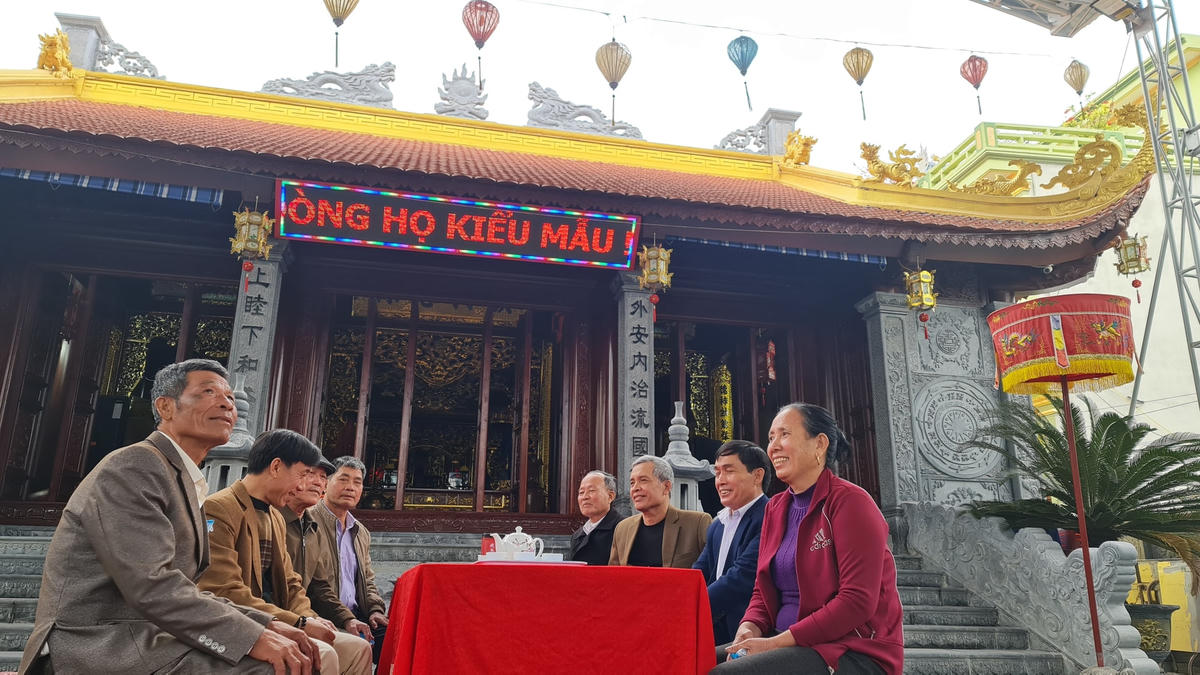 Dòng họ Hoàng Đức ở Ngư Lộc đang nỗ lực phấn đấu trở thành một dòng họ kiểu mẫu.