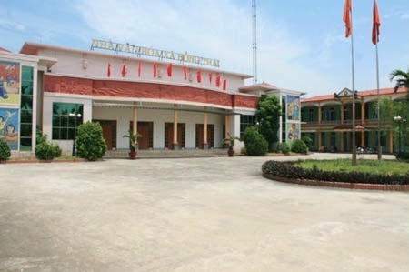 Trụ sở xã Hồng Thái, nơi ông Cường công tác.