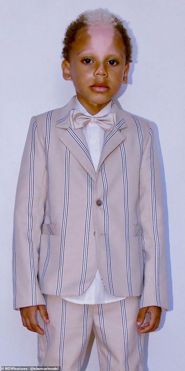 Samuel rất thích làm người mẫu, cậu bé yêu các bộ môn nghệ thuật, thích xuất hiện trên sàn catwalk.  