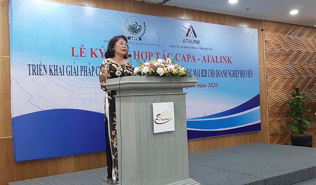 Bà Nguyễn Bích Nam - Chủ tịch Hội Sản phẩm Nông nghiệp sạch TP.HCM.