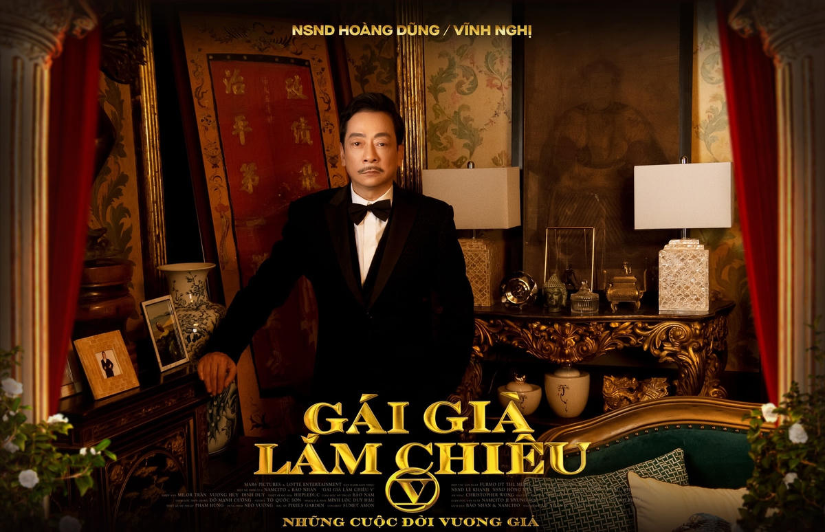 Gái già lắm chiêu V là dự án điện ảnh cuối cùng mà NSND Hoàng Dũng tham gia.