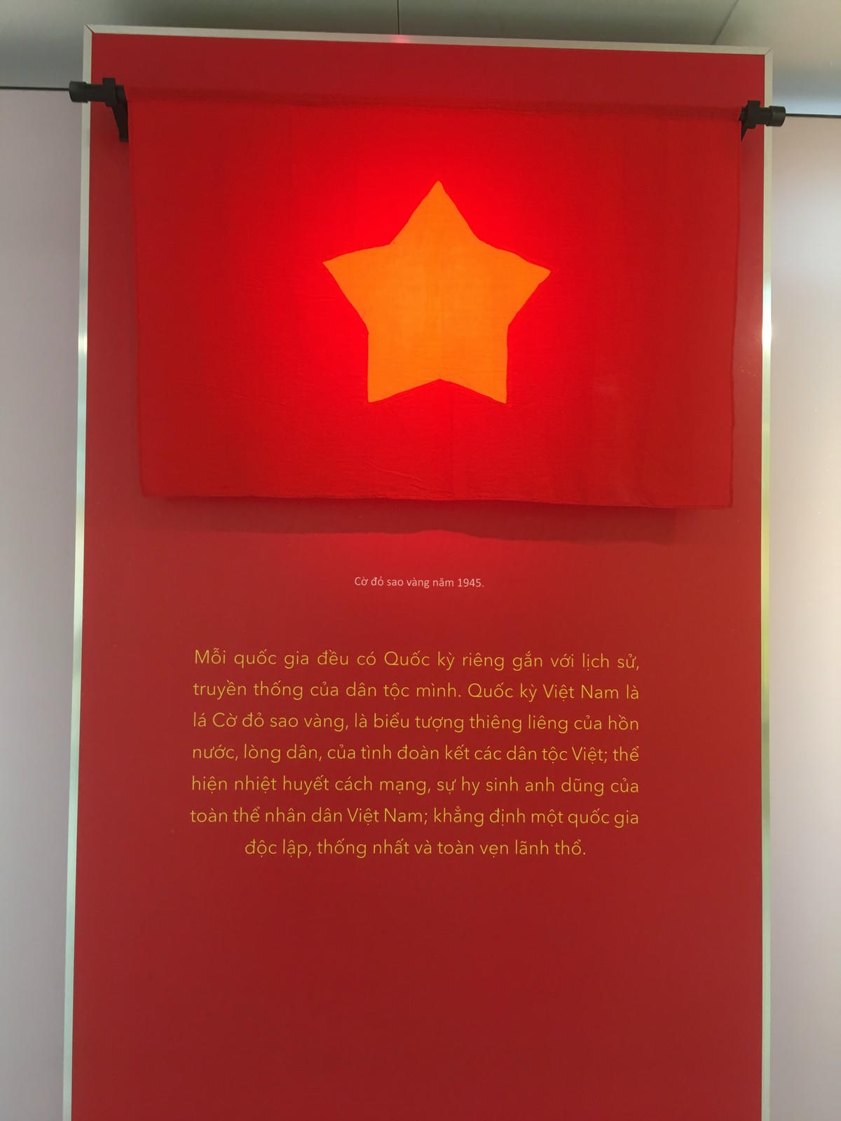 Hình ảnh Quốc kỳ thời kỳ đầu.