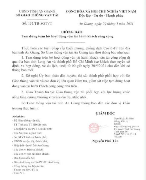 Nội dung công văn chỉ đạo