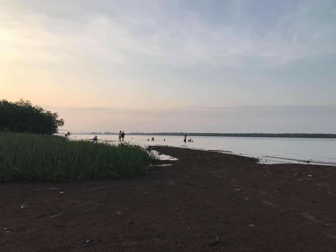 Khu vực biển nơi anh Phong bị mất tích