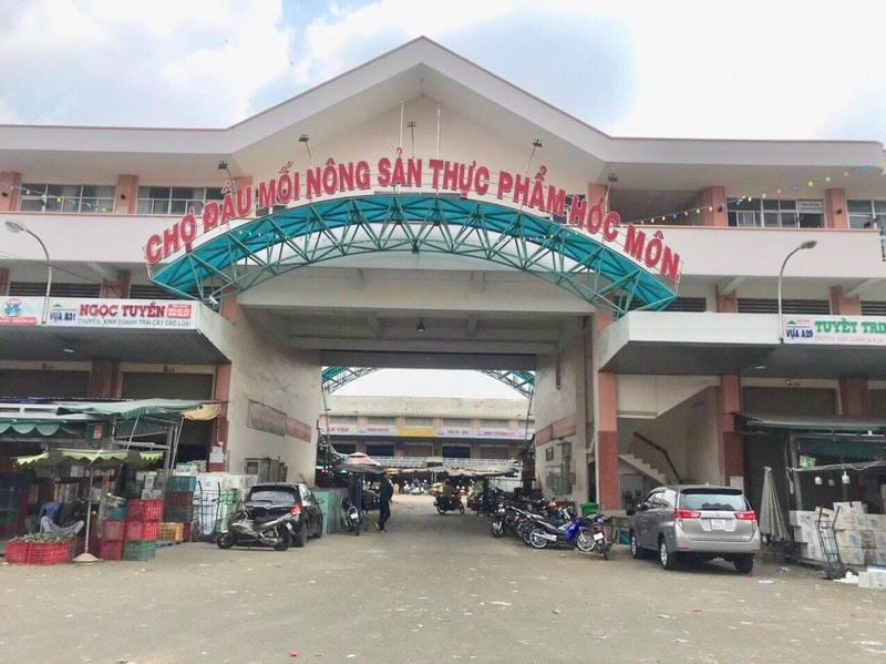 Sắp mở điểm trung chuyển hàng hóa tại chợ Hóc Môn.