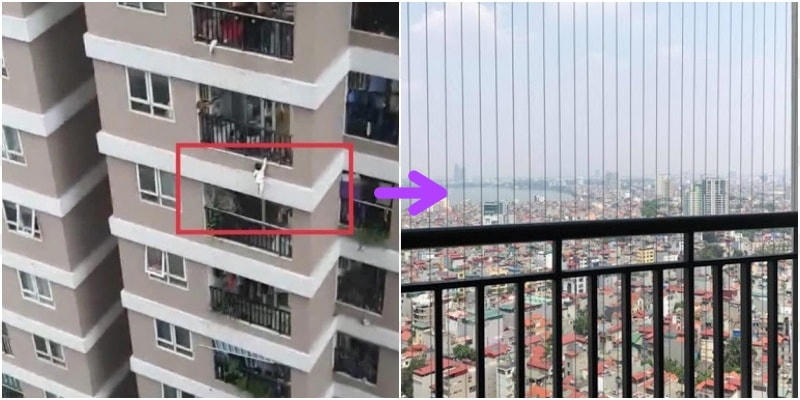 Sau vụ việc bé gái rơi từ tầng 12 chung cư thì có thể thấy việc lắp lưới an toàn là rất cần thiết.