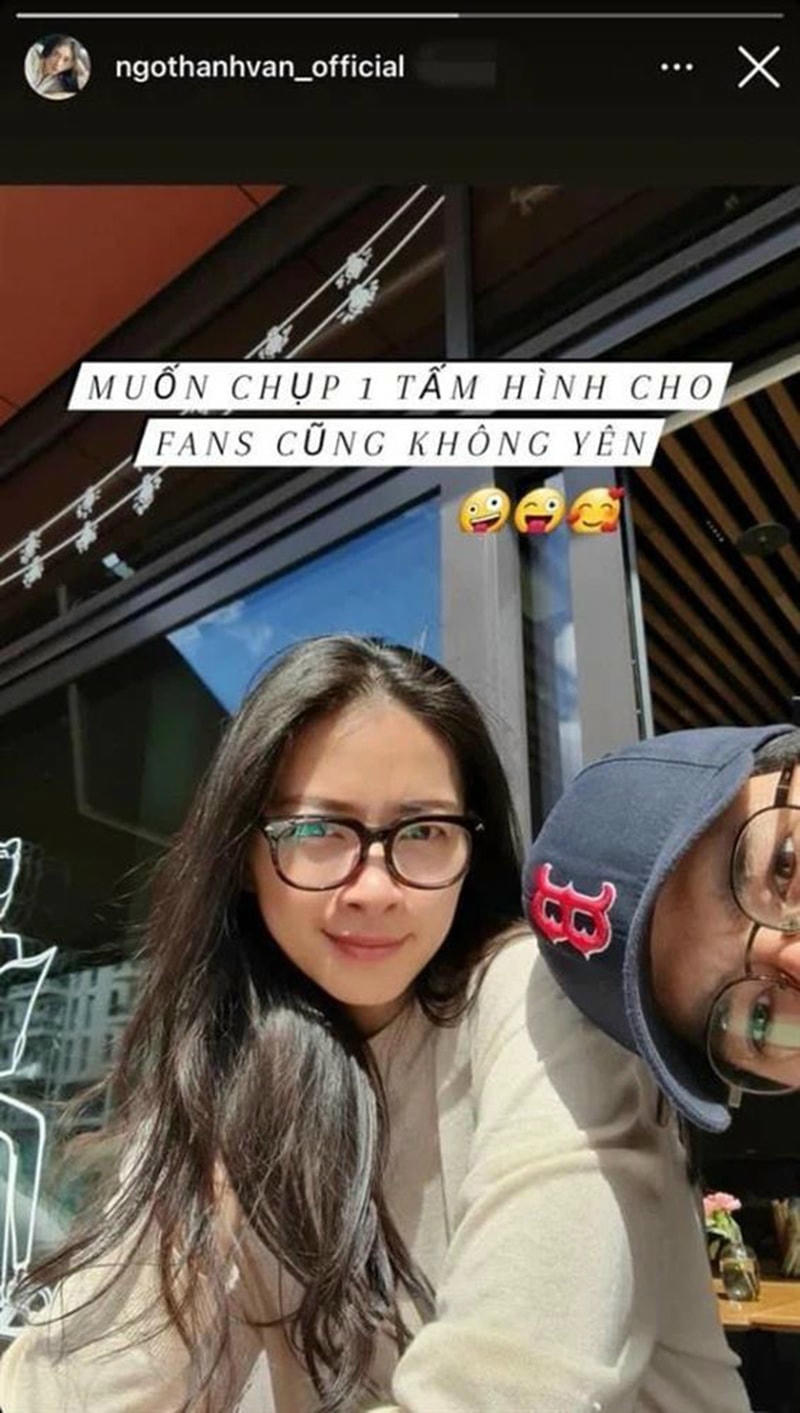 Phía Ngô Thanh Vân cũng thoải mái chia sẻ những hình ảnh cùng địa điểm mà Huy Trần đăng tải.