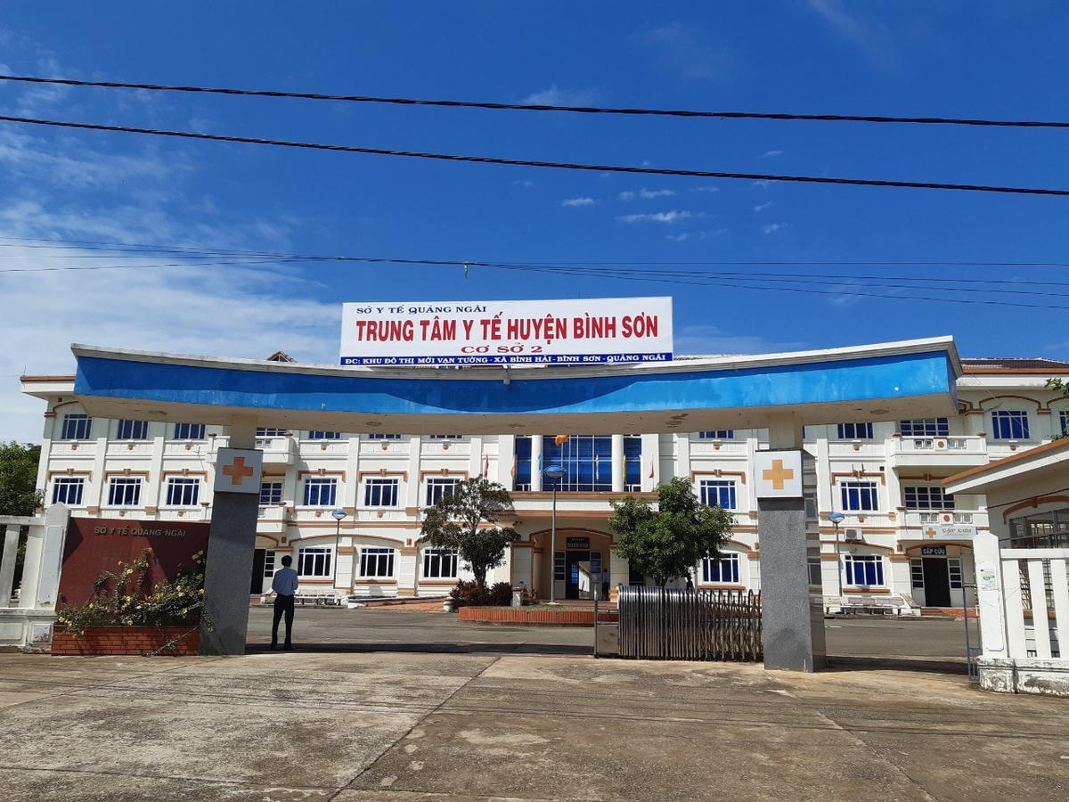 Nơi cách ly tập trung BN nhiễm Covid-19 ở Quảng Ngãi.  