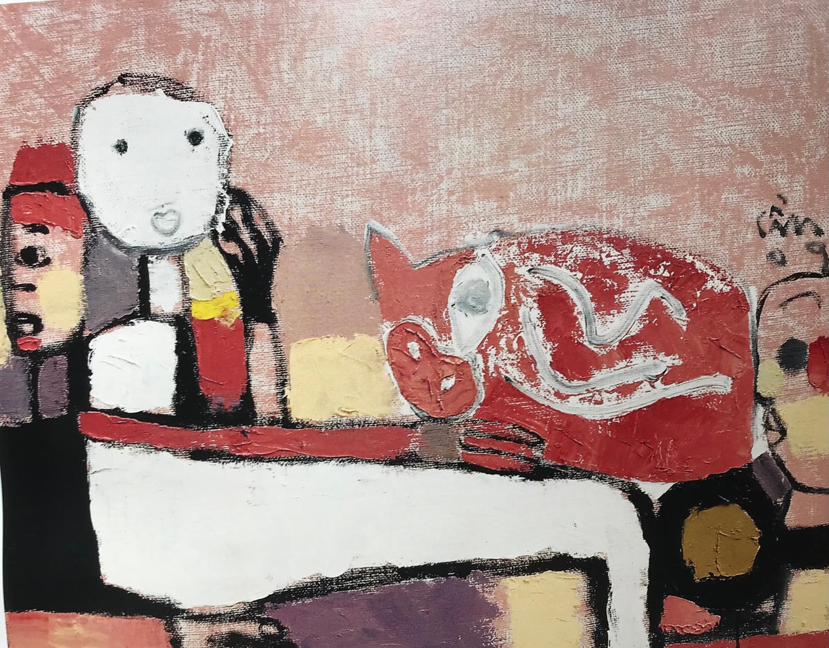 Tranh sơn dầu của họa sĩ Hoàng Hồng Cẩm vẽ năm 2007, 2008.