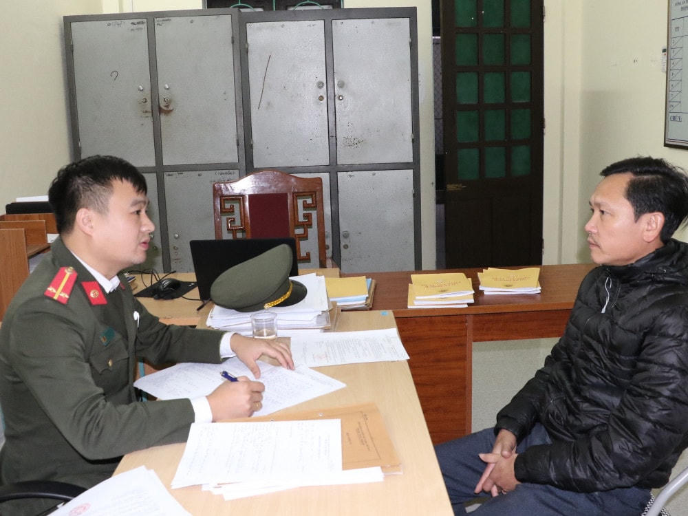 Đối tượng Đoàn Thanh Bằng tại CQĐT.