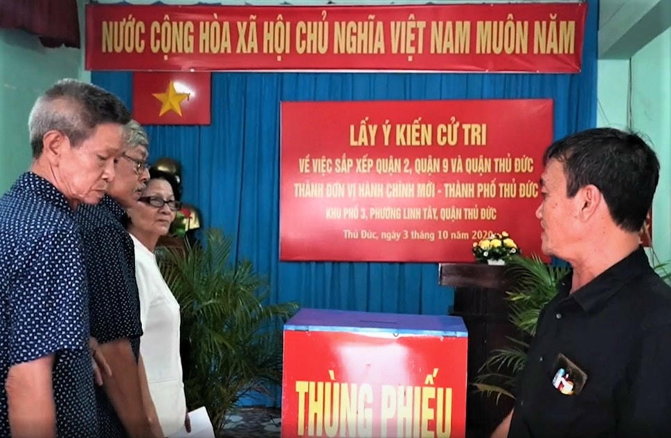 Cử tri đóng góp nhiều ý kiến về đề án thành lập Thành phố Thủ Đức sẽ được thảo luận tại Đại hội lần này.