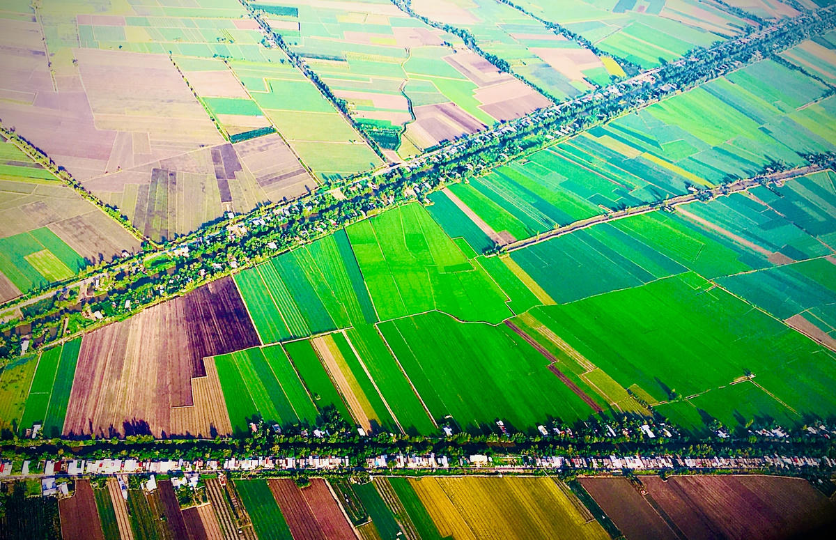 [ẢNH] Đồng bằng sông Cửu Long nhìn từ trên cao 