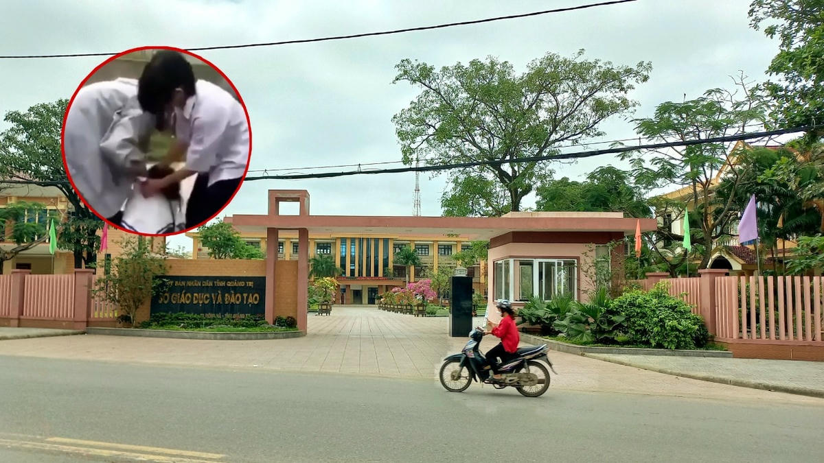 Sở Giáo dục và Đào tạo tỉnh Quảng Trị chờ kết luận từ phía Công an huyện Triệu Phong để có hướng xử lý cụ thể vụ việc 1 em HS lớp 7 bị 2 em HS lớp 8 đánh.