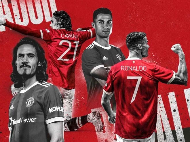 CR7 xúc động khi được Cavani nhường lại chiếc áo số 7 thân thuộc.