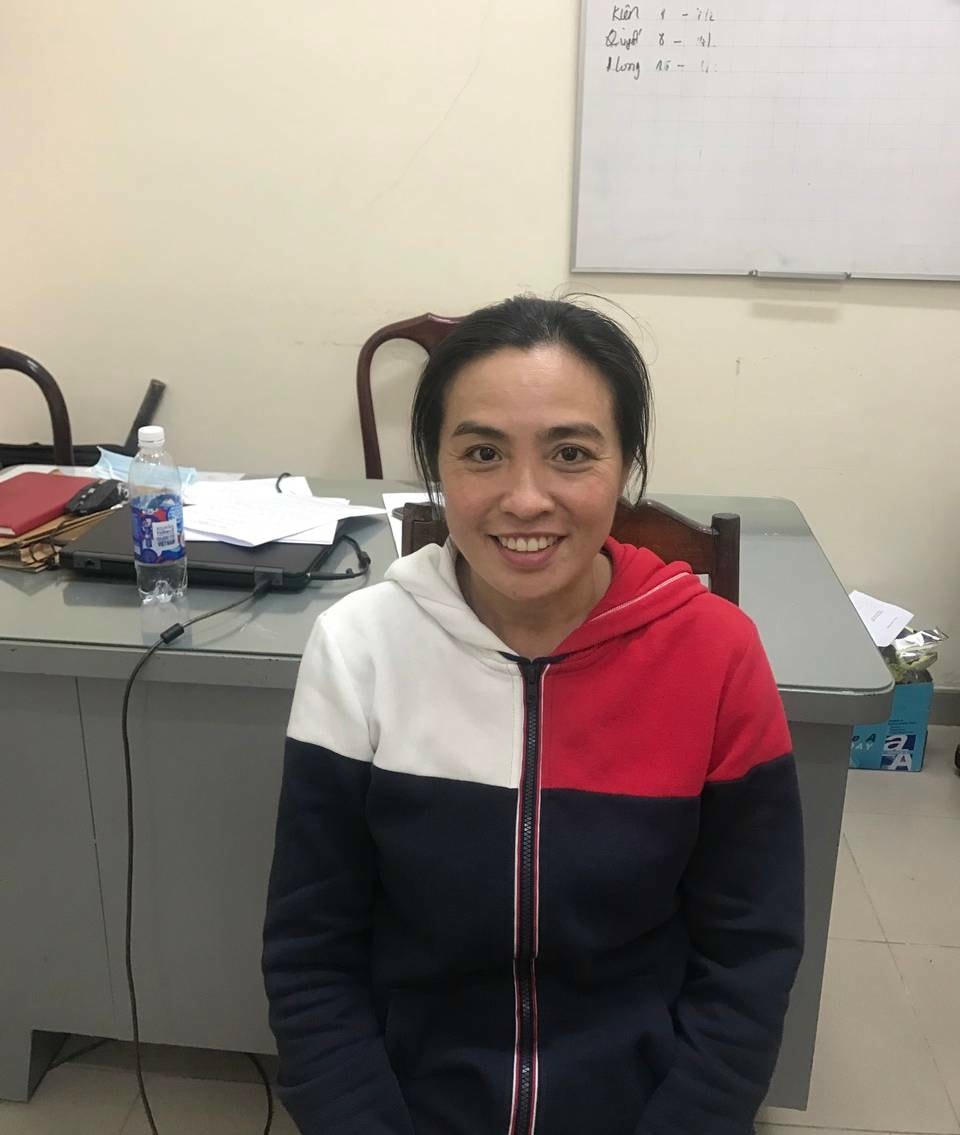 Đối tượng Trần Ngọc Thanh vừa bị bắt giữ - Ảnh: CAĐN