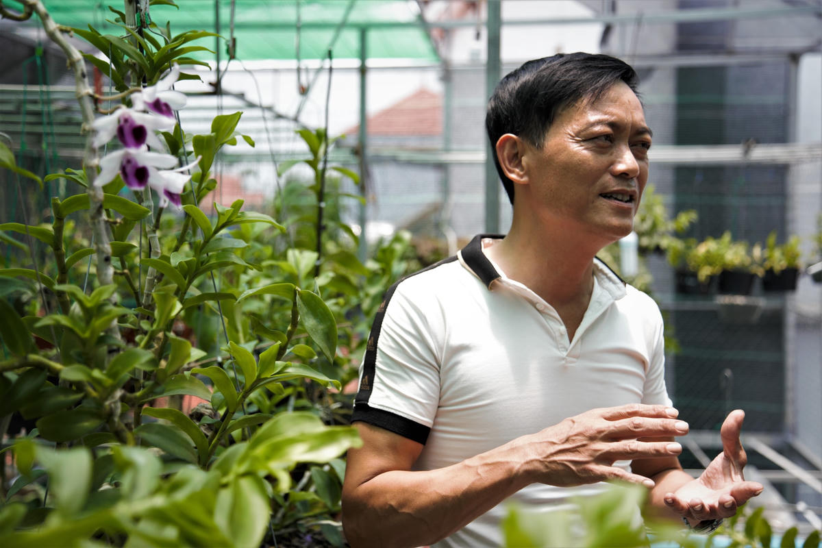 Chính tình yêu và đam mê với hoa lan rừng không những giúp anh Thịnh có cuộc sống đủ đầy mà còn giúp anh có nhiều kinh nghiệm hơn để giúp đỡ, sẻ chia với những ai muốn chơi và tìm hiểu về hoa lan