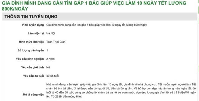 Nhiều gia đình