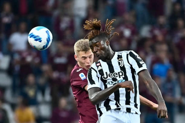 Tiền đạo Moise Kean tiếp tục có trận đấu thất vọng.