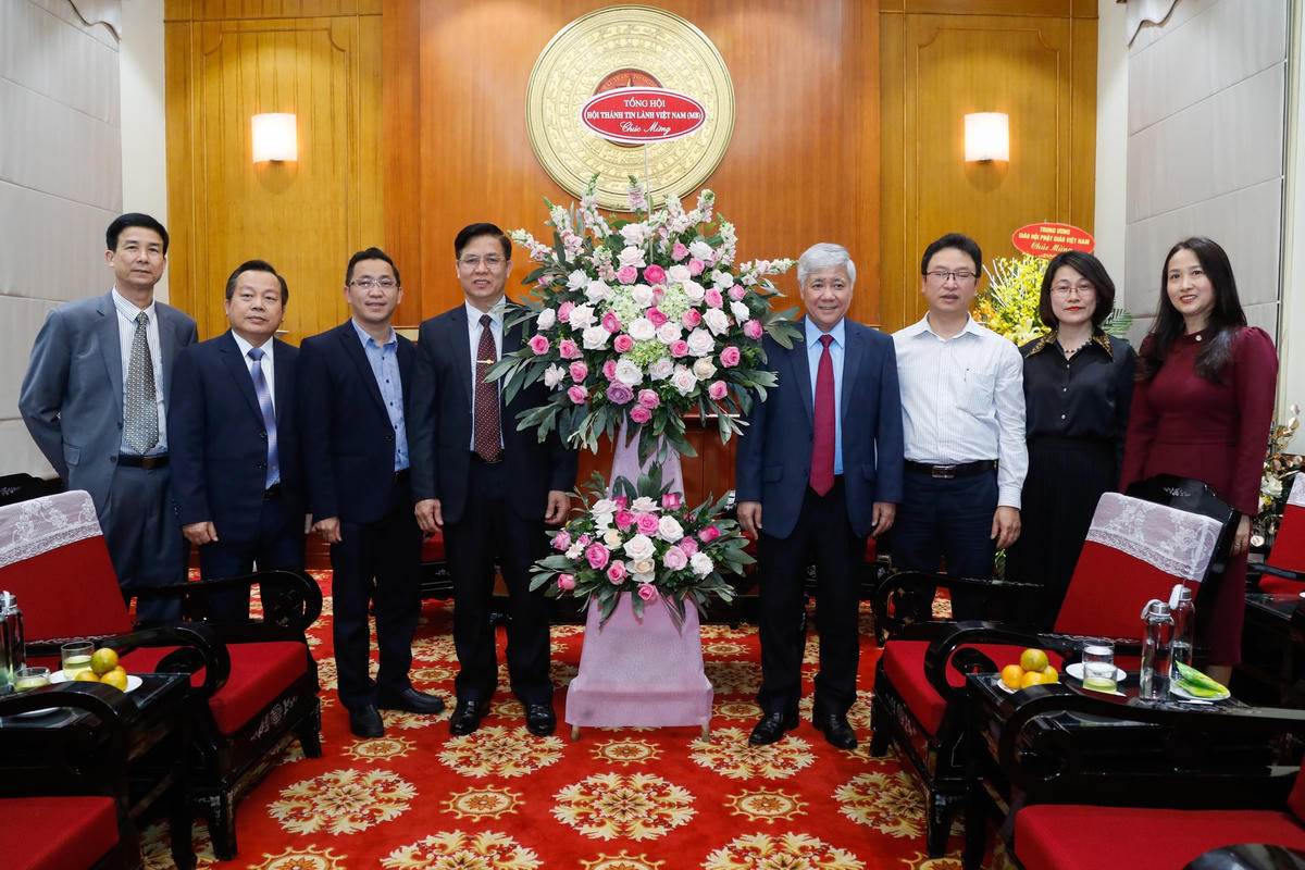 Chủ tịch Đỗ Văn Chiến tiếp Hội Thánh tin lành Việt Nam (Miền bắc).)