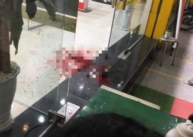 Hiện trường vụ truy sát khiến một người tử vong.