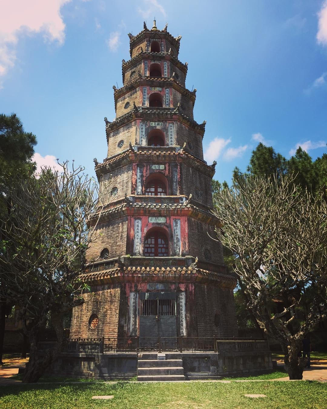 Tháp Phước Duyên ở chùa Thiên Mụ.