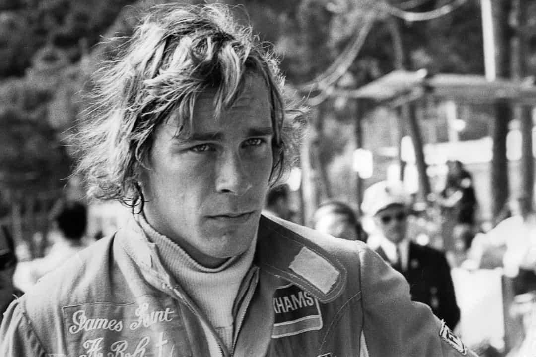 Tay đua người Anh James Hunt từng là nhà vô địch F1 vào những năm 70.  