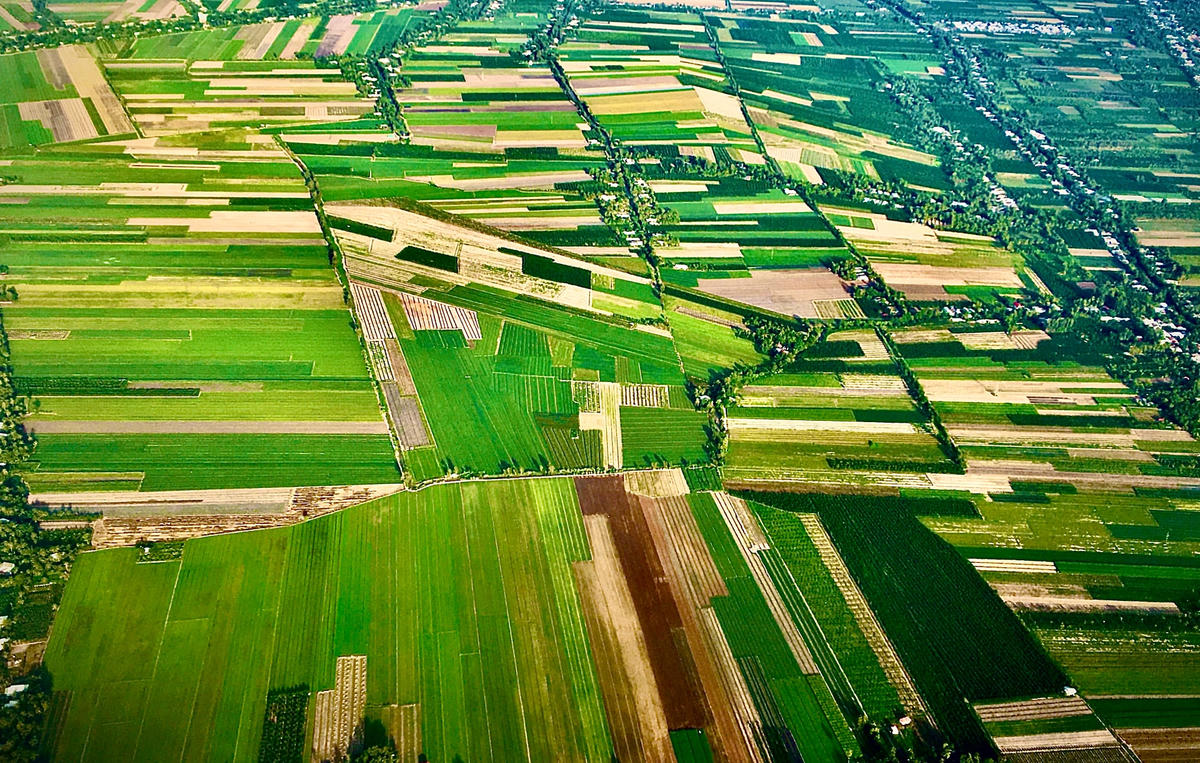 [ẢNH] Đồng bằng sông Cửu Long nhìn từ trên cao 