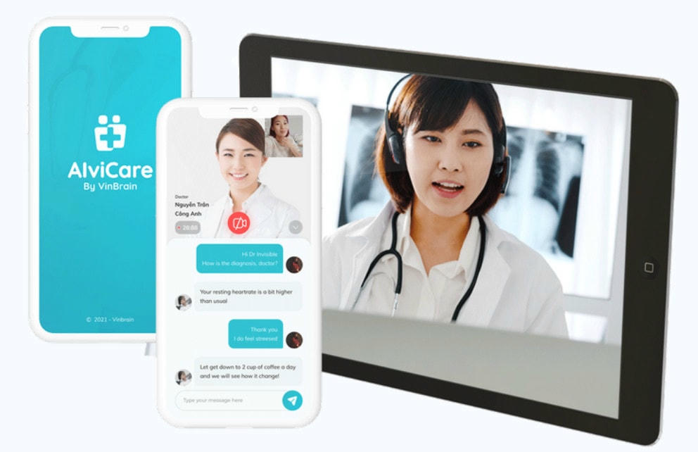 Ứng dụng AiviCare với công nghệ lõi là trí tuệ nhân tạo do VinBrain phát triển hỗ trợ tầm soát ung thư vú