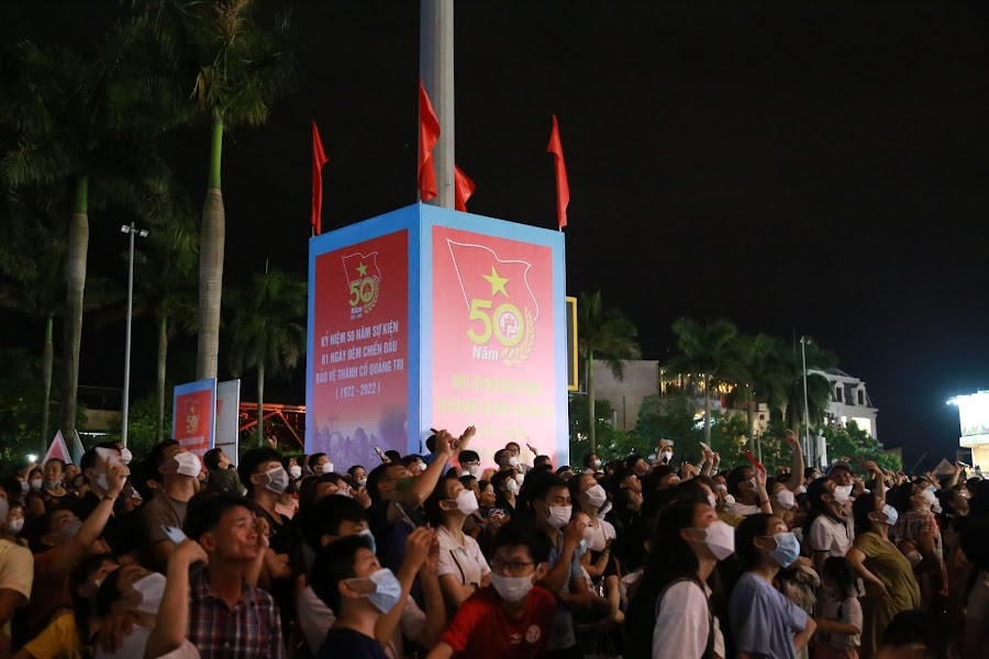 Chương trình đã thu hút rất đông khán giả.