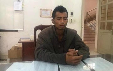 Đối tượng Y Côt Bdap tại cơ quan chức năng.