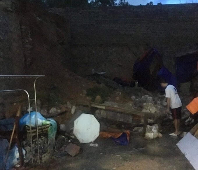 Hiện trường sự việc. Ảnh: CTV.