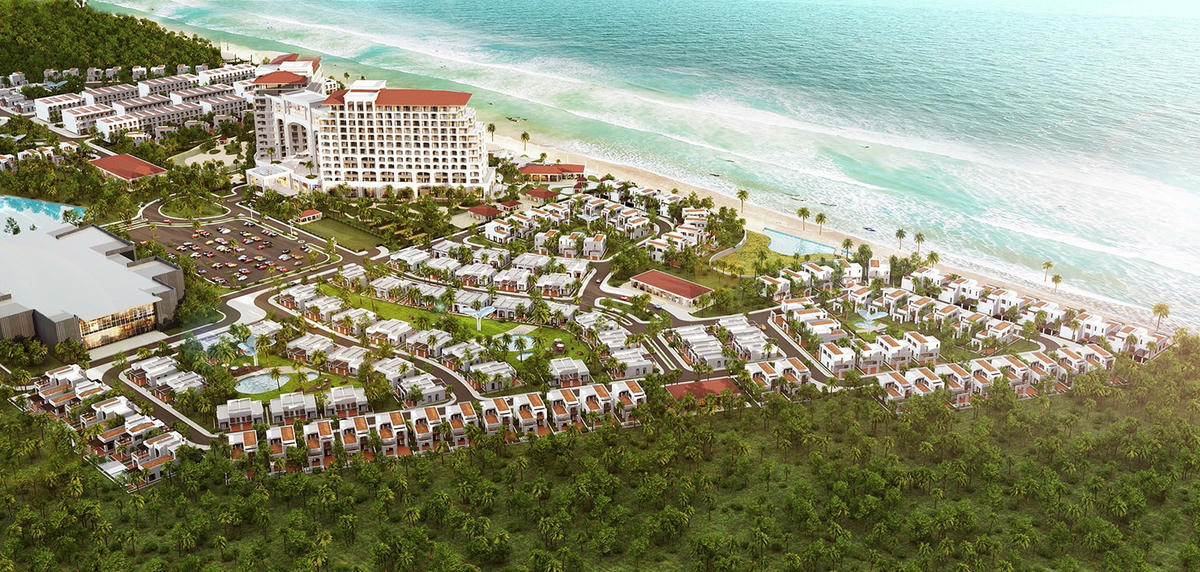 Ảnh 3: FLC Quảng Bình trải rộng trên diện tích 2000 ha với nhiều công trình cao cấp