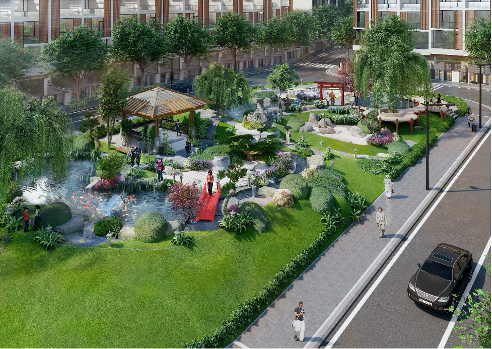 Tiện ích đa dạng mang màu sắc Nhật Bản tại Dự án Takara Residence.