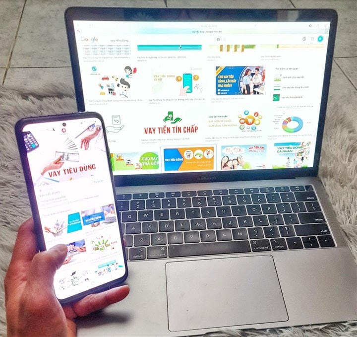 Bùng nổ các trang web giới thiệu các khoản vay tiêu dùng trong thời gian vừa qua