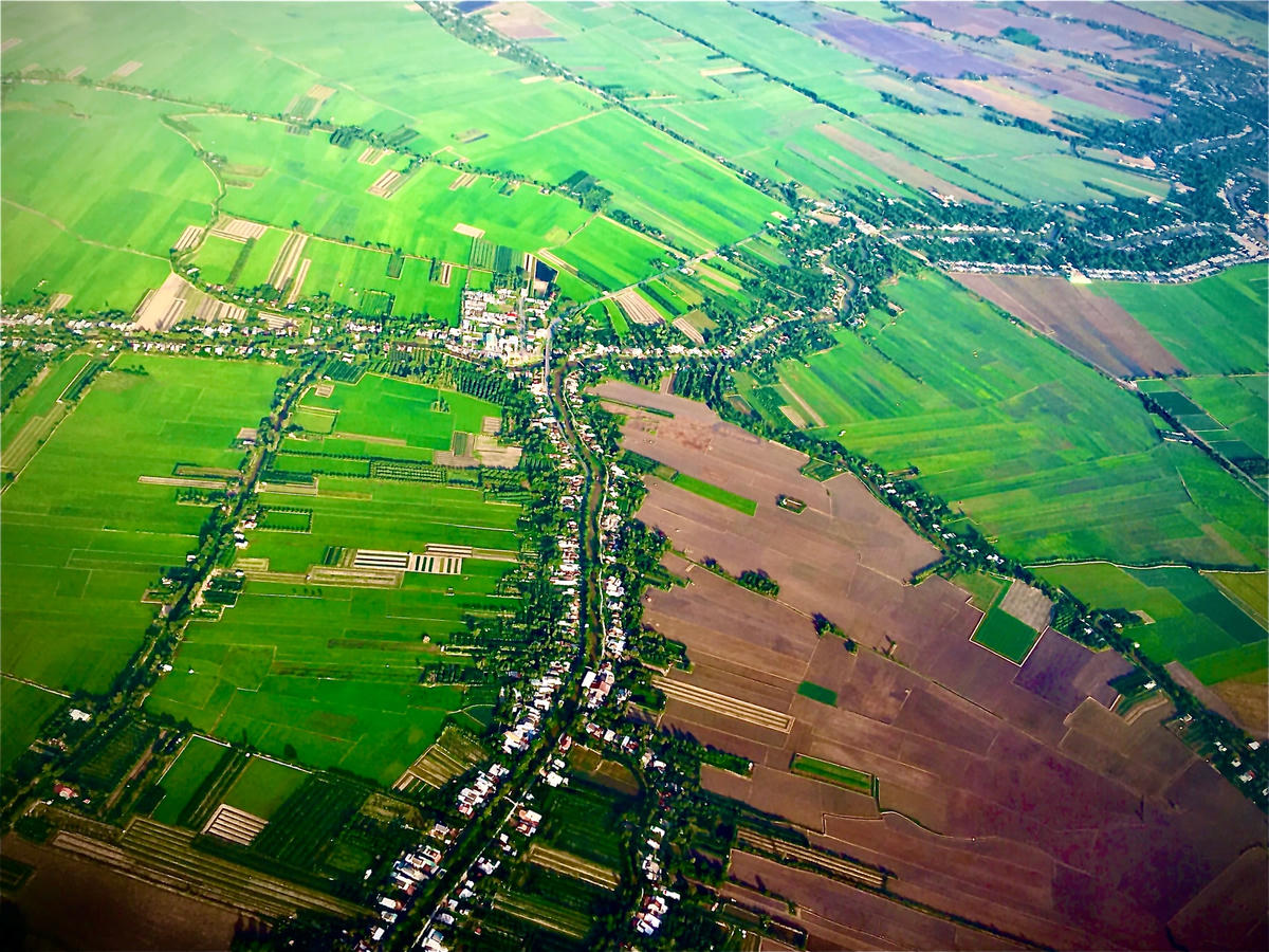 [ẢNH] Đồng bằng sông Cửu Long nhìn từ trên cao 