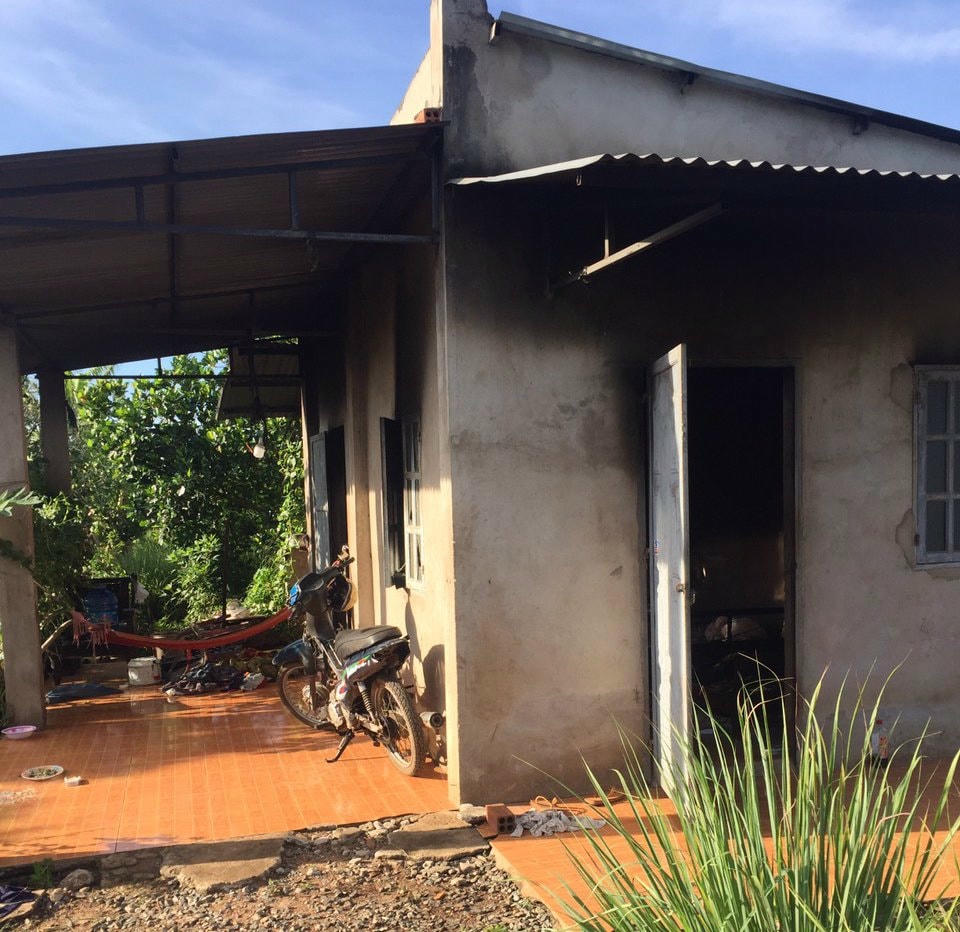 Căn nhà nơi xảy ra vụ việc.