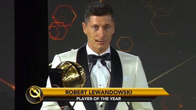 Lewandowski một lần nữa vượt qua C.Ronaldo và Messi để nhận giải Cầu thủ xuất sắc nhất năm 2020.