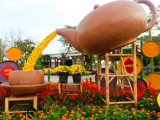 Các họa tiết trang trí được thể hiện đẹp mặt tại lễ hội