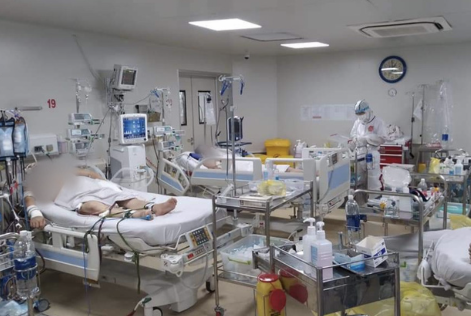 Ca nhiễm Covid-19 nặng tại TP HCM cũng tăng cao.