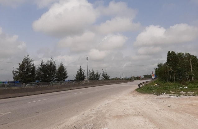 Khu vực xảy ra vụ tai nạn.