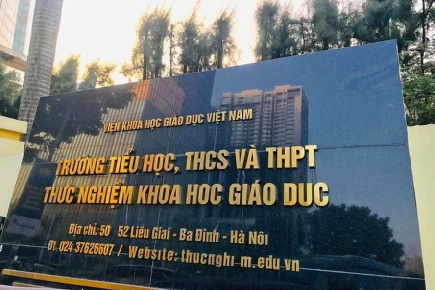 Trường Tiểu học, THCS, THPT Thực nghiệm, nơi xảy ra vụ việc. Ảnh: Thời Vũ