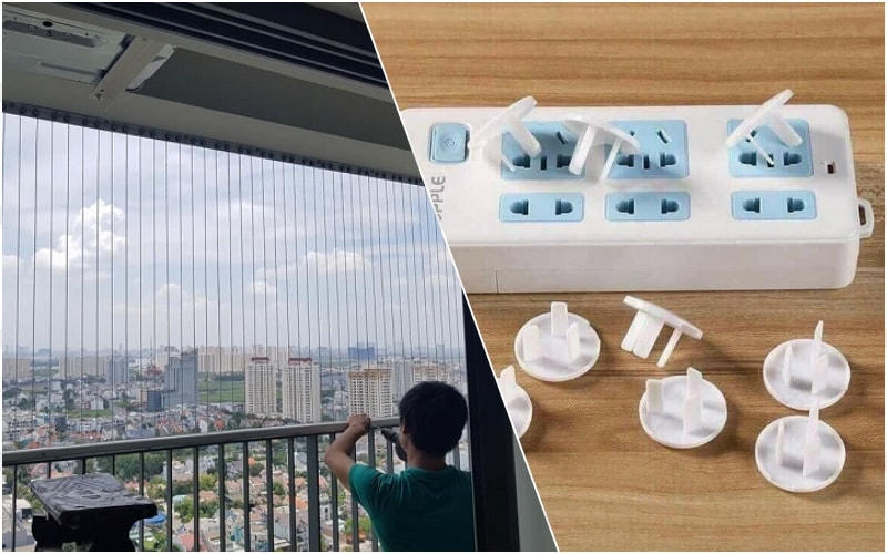 Những vật dụng an toàn cho trẻ nên trang bị trong nhà