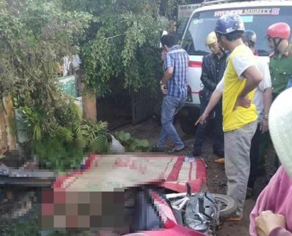 Hiện trường xảy ra vụ tai nạn.