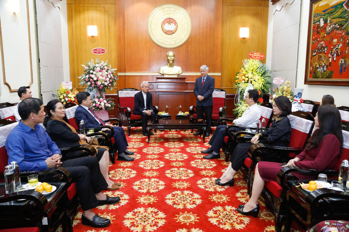 Quang cảnh buổi tiếp.