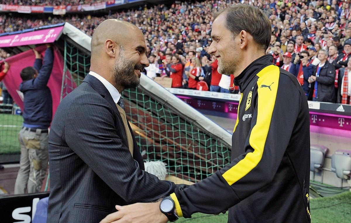 HLV Pep bất bại trước đồng nghiệp ở Bundesliga.
