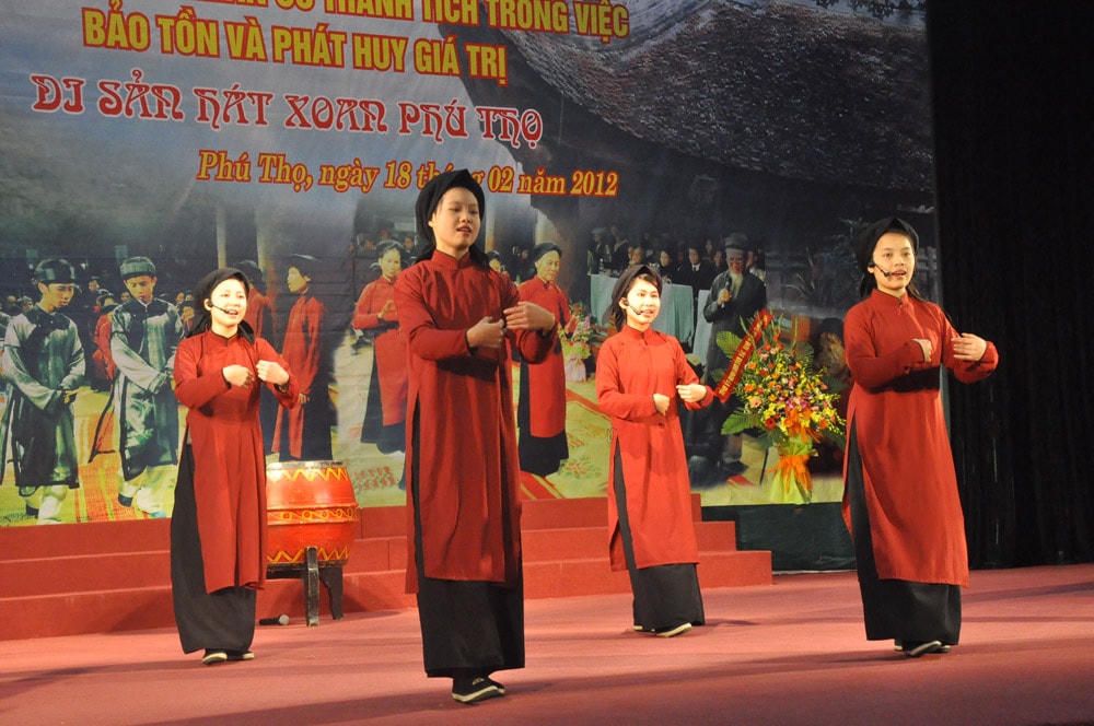 Hát Xoan ở Phú Thọ là di sản của nhân loại.