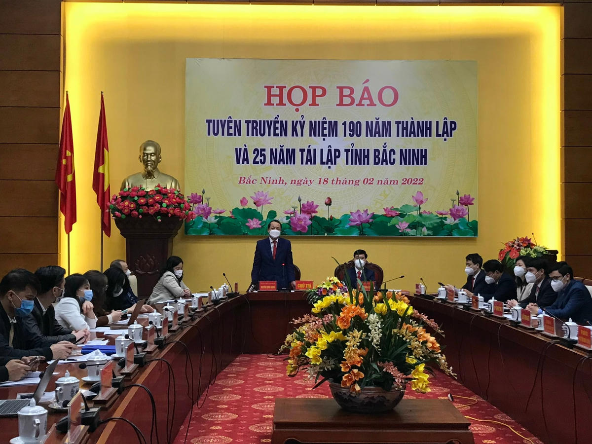 Phó Bí thư Thường trực tỉnh Bắc Ninh Nguyễn Quốc Chung, do tình hình dịch bệnh vẫn còn phức tạp nên chương trình kỷ niệm sẽ tổ chức gói gọn với hơn 300 đại biểu tham dự.