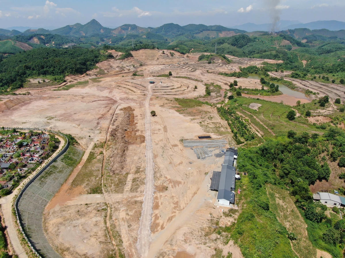 Công viên nghĩa trang An Bình Viên được xây dựng trên diện tích gần 100ha. Ảnh: Ngô Hùng.