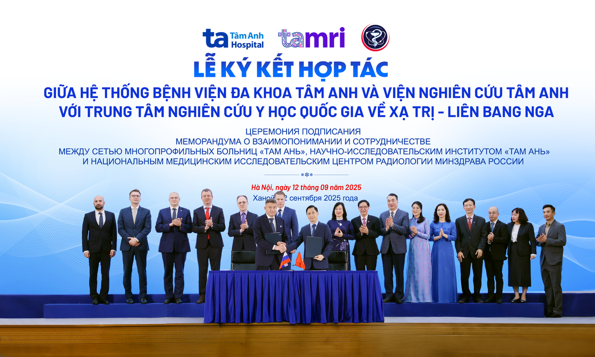Hệ thống BVĐK Tâm Anh và Trung tâm Nghiên cứu ung thư Quốc gia Nga ký hợp tác về công nghệ mới trong chẩn đoán và điều trị ung thư